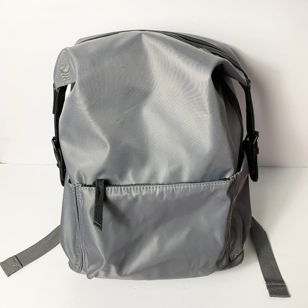 Cynthia Rowley Silver Grey Gray Backpack Bag